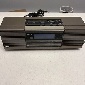Vintage RCA RP-3822 AM/FM Radio Dual Alarm Clock‎ *Tested & Working